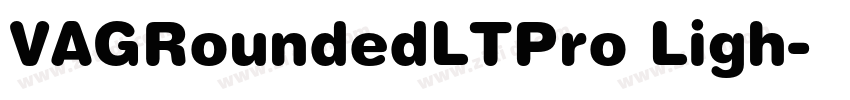 VAGRoundedLTPro Ligh字体转换